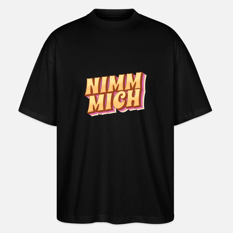 Prends-moi - T-shirt bio Blaster 2.0 coupe oversize Stanley/Stella Unisexe - noir