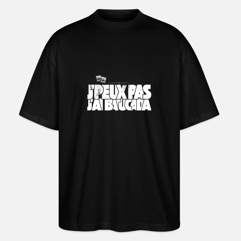 J'peux Pas J'Ai Batucada - T-shirt bio Blaster 2.0 coupe oversize Stanley/Stella Unisexe - noir