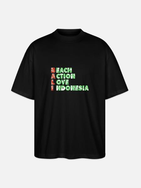 Bali - Indonesia - Stanley/Stella Oversized Unisex Organic T-shirt Blaster 2.0 - black