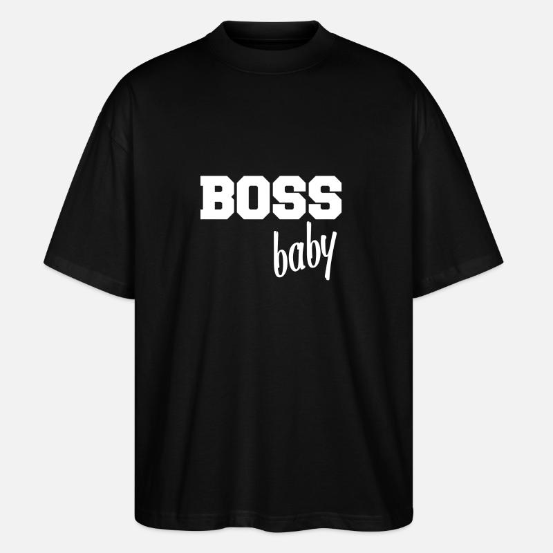 Patron bébé - T-shirt bio Blaster 2.0 coupe oversize Stanley/Stella Unisexe - noir