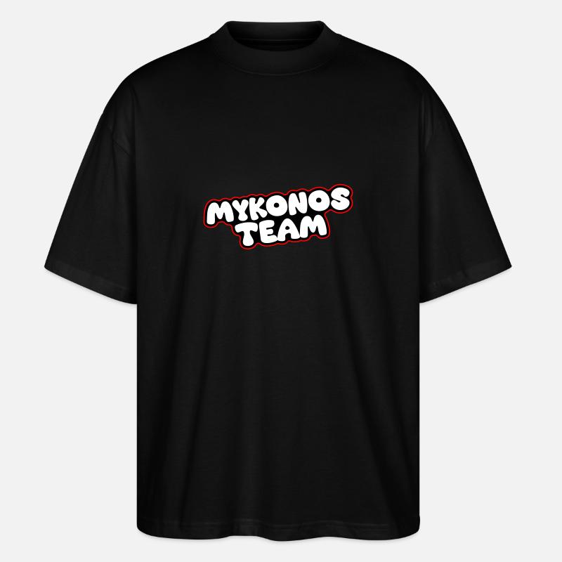 L’équipe de Mykonos - T-shirt bio Blaster 2.0 coupe oversize Stanley/Stella Unisexe - noir