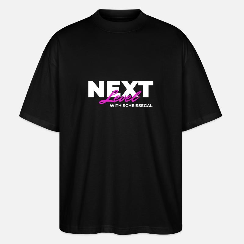 Next Level with SCHEISSEGAL - Stanley/Stella Oversized Unisex Organic T-shirt Blaster 2.0 - black
