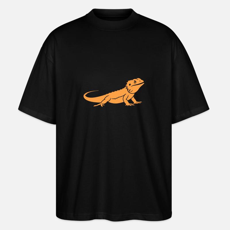 Dragon barbu - T-shirt bio Blaster 2.0 coupe oversize Stanley/Stella Unisexe - noir