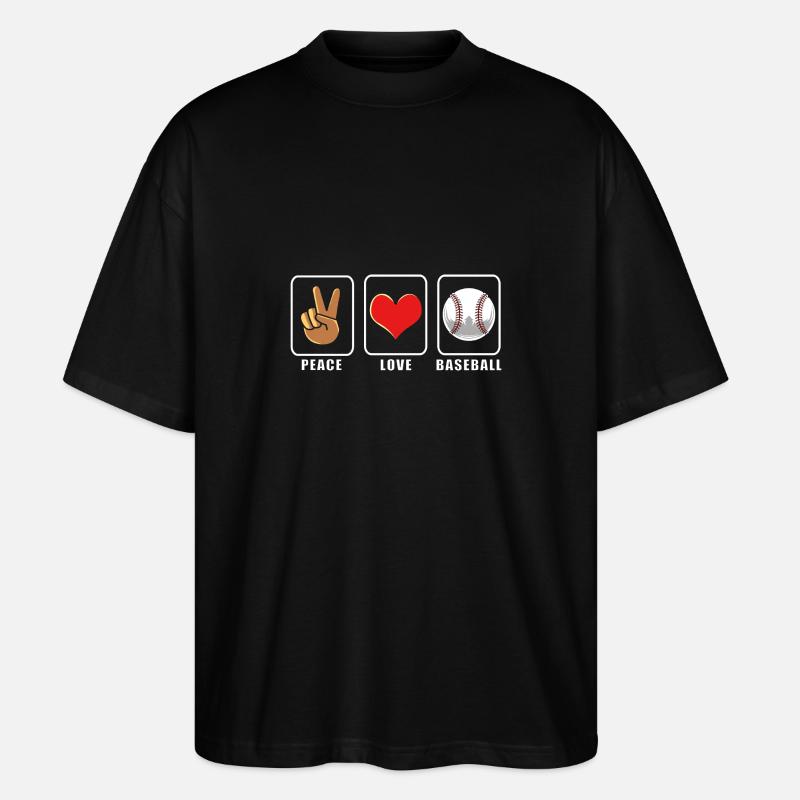 Base-ball - T-shirt bio Blaster 2.0 coupe oversize Stanley/Stella Unisexe - noir