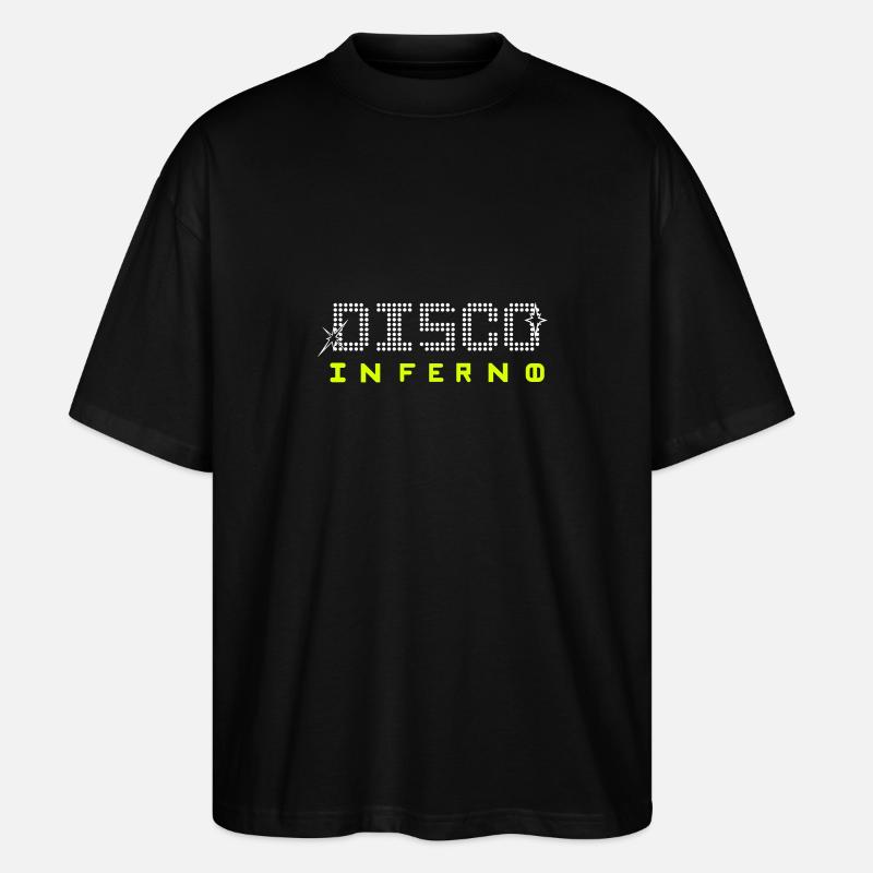Disco Inferno - Stanley/Stella Oversized Unisex Bio T-Shirt Blaster 2.0 - Schwarz