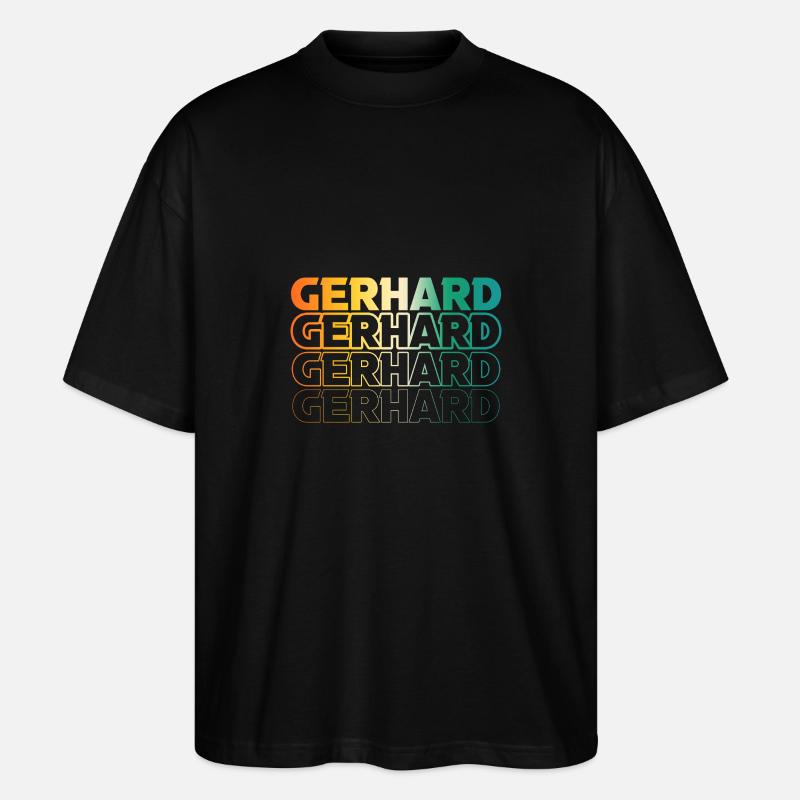 Gerhard - Stanley/Stella Oversized Unisex Organic T-shirt Blaster 2.0 - black