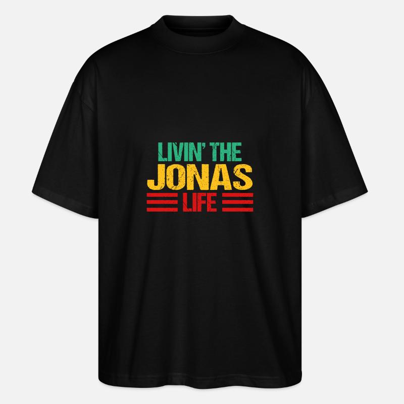 Jonas - T-shirt bio Blaster 2.0 coupe oversize Stanley/Stella Unisexe - noir