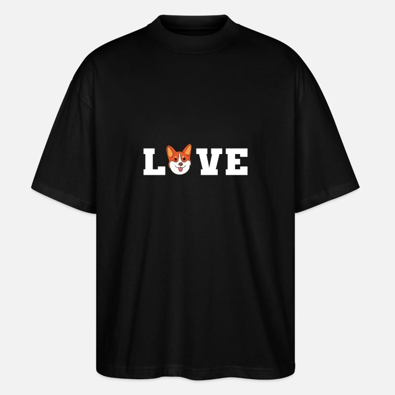 Corgi - T-shirt bio Blaster 2.0 coupe oversize Stanley/Stella Unisexe - noir
