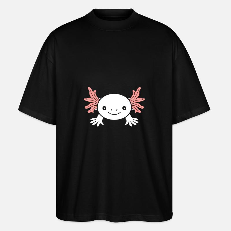 Axolotl - Stanley/Stella Oversized Unisex Bio T-Shirt Blaster 2.0 - Schwarz