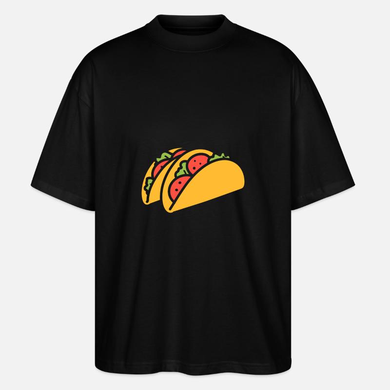 Tacos - Stanley/Stella Oversized Unisex Bio T-Shirt Blaster 2.0 - Schwarz