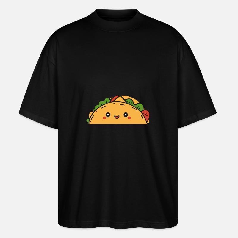 Tacos - Stanley/Stella Oversized Unisex Bio T-Shirt Blaster 2.0 - Schwarz