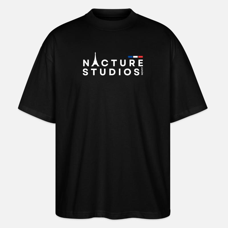 Nicture Studios Paris - Stanley/Stella Oversized Unisex Organic T-shirt Blaster 2.0 - black