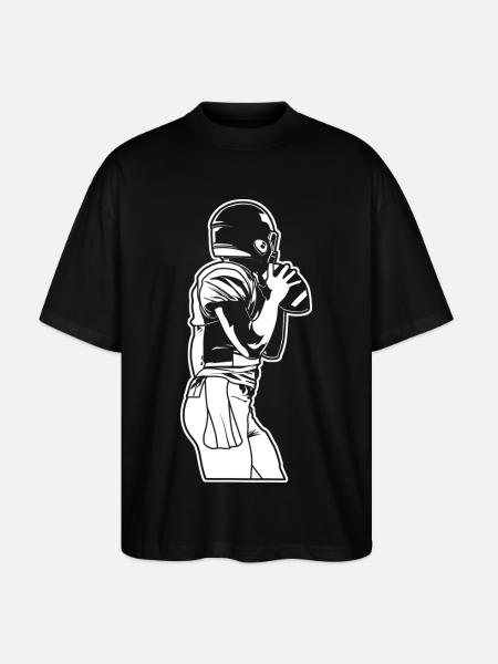 Football Lovers - Stanley/Stella Oversized Unisex Organic T-shirt Blaster 2.0 - black