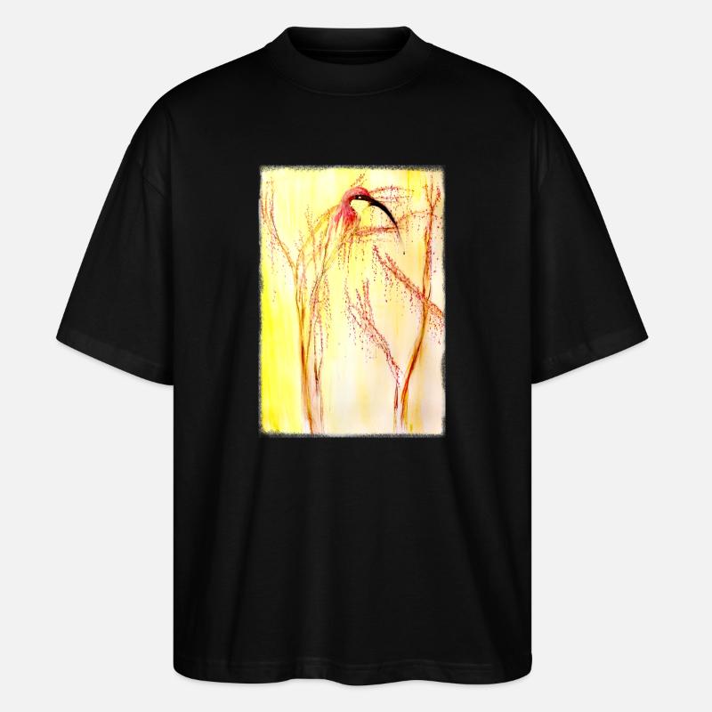  bee-eater - Stanley/Stella Oversized Unisex Organic T-shirt Blaster 2.0 - black