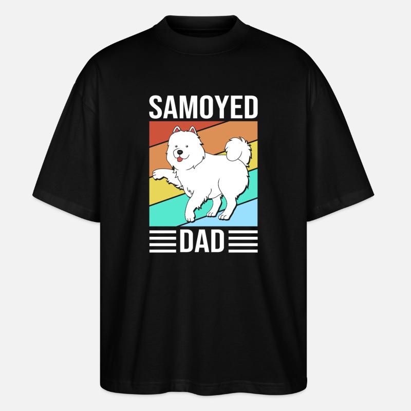 Samojede - Stanley/Stella Oversized Unisex Bio T-Shirt Blaster 2.0 - Schwarz