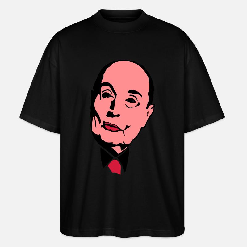 francois mitterrand president leader - T-shirt bio Blaster 2.0 coupe oversize Stanley/Stella Unisexe - noir