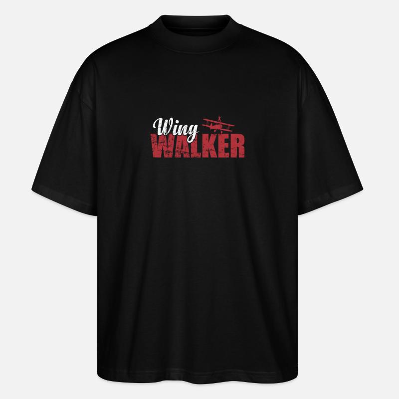 Wing Walker passe-temps casse-cou - T-shirt bio Blaster 2.0 coupe oversize Stanley/Stella Unisexe - noir