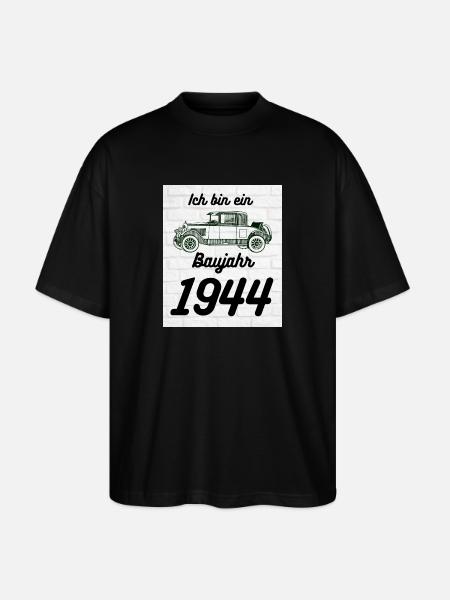 Oldtimer 1944 - Stanley/Stella Oversized Unisex Bio T-Shirt Blaster 2.0 - Schwarz