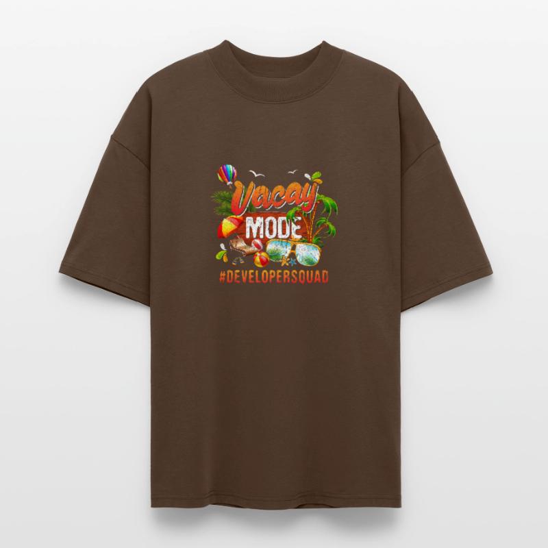 Developer Vacation Group #Developersquad T-shirt bio Blaster 2.0 coupe oversize Stanley/Stella Unisexe
