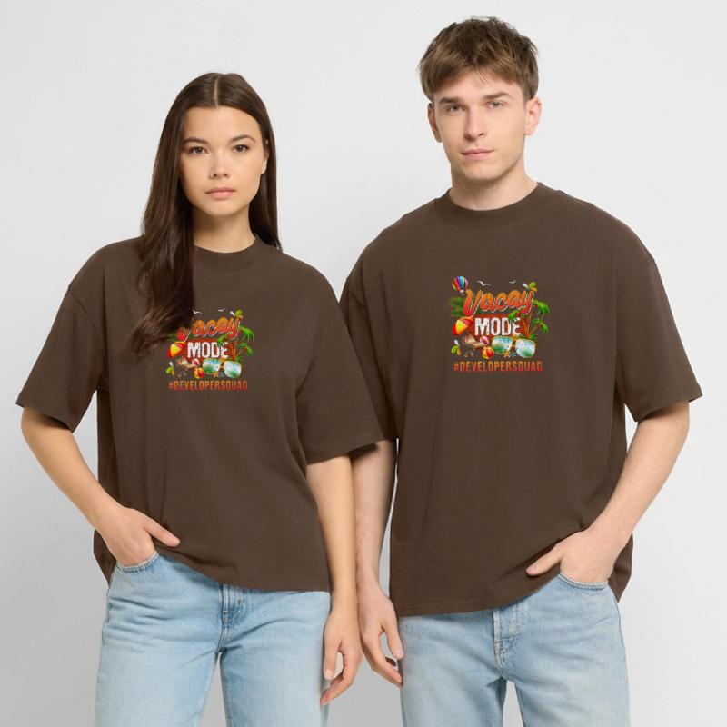 Developer Vacation Group #Developersquad T-shirt bio Blaster 2.0 coupe oversize Stanley/Stella Unisexe