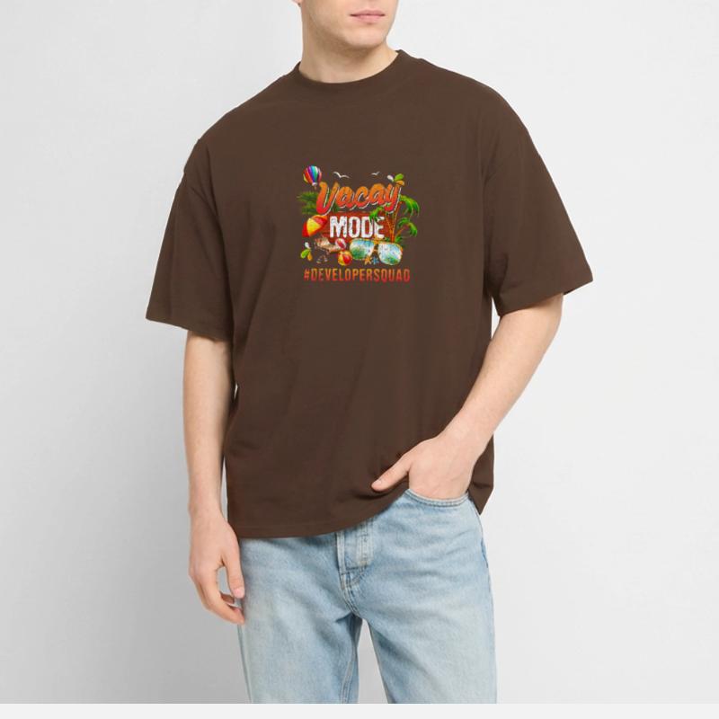 Developer Vacation Group #Developersquad T-shirt bio Blaster 2.0 coupe oversize Stanley/Stella Unisexe