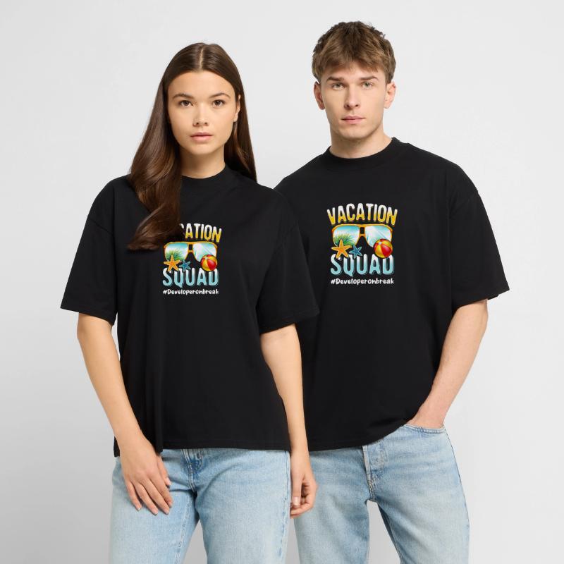 Developer Vacation Squad #Developeronbreak T-shirt bio Blaster 2.0 coupe oversize Stanley/Stella Unisexe
