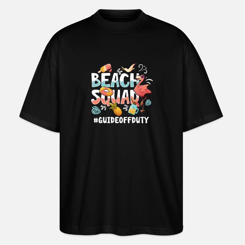 Guide Vacation Beach Group - Stanley/Stella Oversized Unisex Organic T-shirt Blaster 2.0 - black