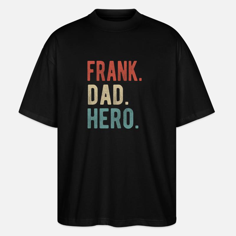 Frank Papa Held - Stanley/Stella Oversized Unisex Bio T-Shirt Blaster 2.0 - Schwarz
