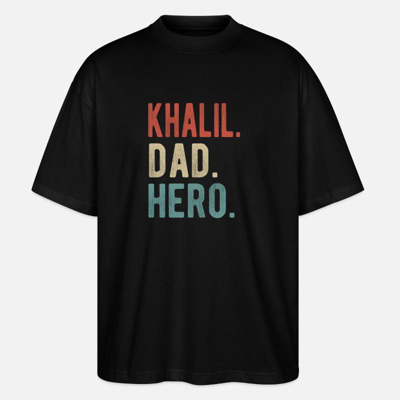 Khalil Papa Held - Stanley/Stella Oversized Unisex Bio T-Shirt Blaster 2.0 - Schwarz