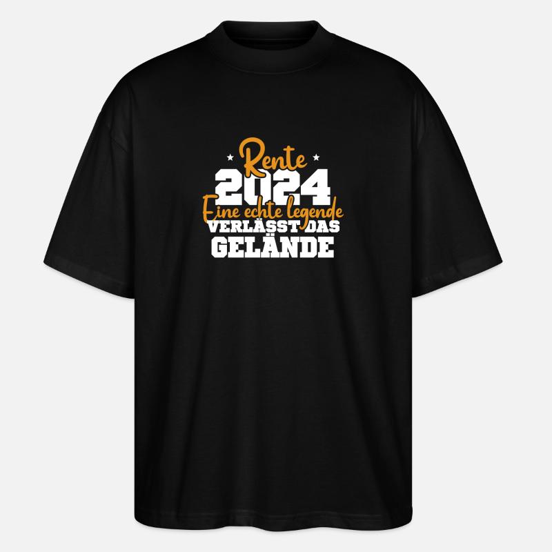 Legend 2024: Adieu! - Stanley/Stella Oversized Unisex Organic T-shirt Blaster 2.0 - black