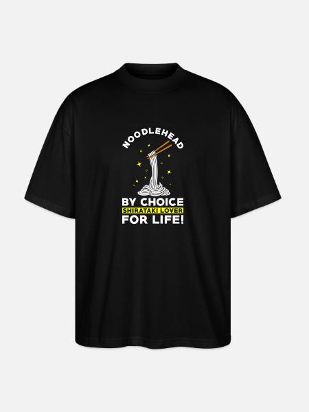 Shiritaki Noodles - Stanley/Stella Oversized Unisex Organic T-shirt Blaster 2.0 - black