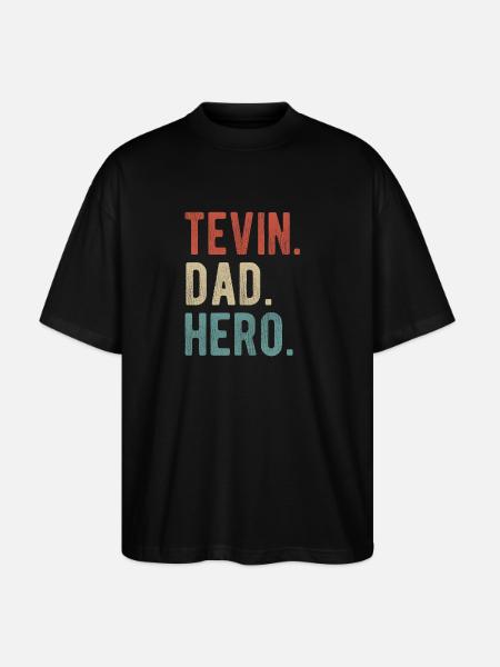 Tevin Papa Held - Stanley/Stella Oversized Unisex Bio T-Shirt Blaster 2.0 - Schwarz