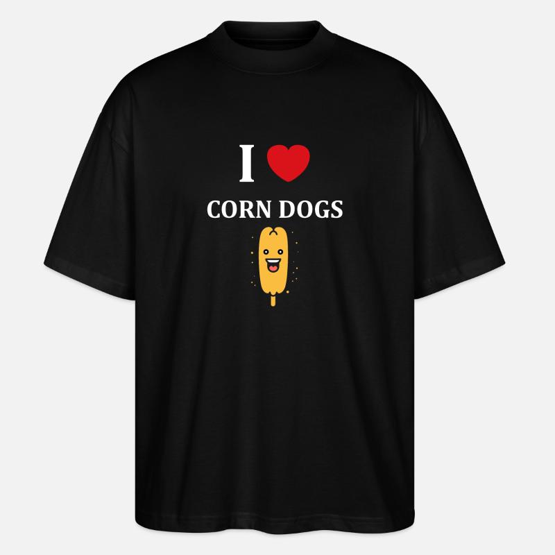 Mais Hundefutter - Stanley/Stella Oversized Unisex Bio T-Shirt Blaster 2.0 - Schwarz