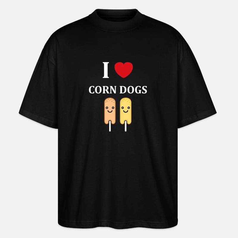 Mais Hundefutter - Stanley/Stella Oversized Unisex Bio T-Shirt Blaster 2.0 - Schwarz
