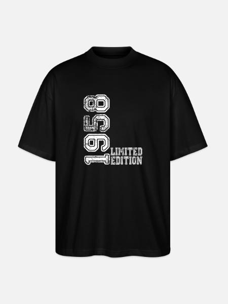 Limited Edition 1958 - Stanley/Stella Oversized Unisex Bio T-Shirt Blaster 2.0 - Schwarz