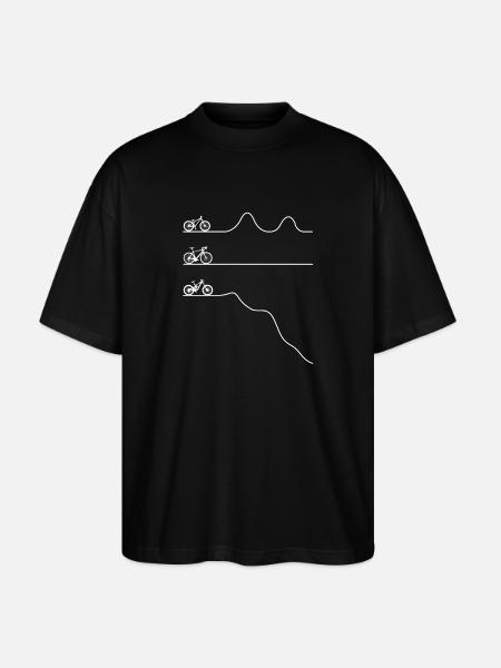 VTT Vélo VTT Biker Cadeau - T-shirt bio Blaster 2.0 coupe oversize Stanley/Stella Unisexe - noir