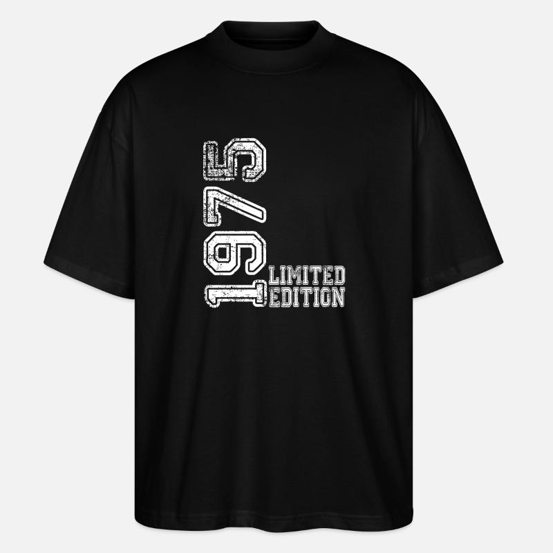 Limited Edition 1975 - Stanley/Stella Oversized Unisex Bio T-Shirt Blaster 2.0 - Schwarz