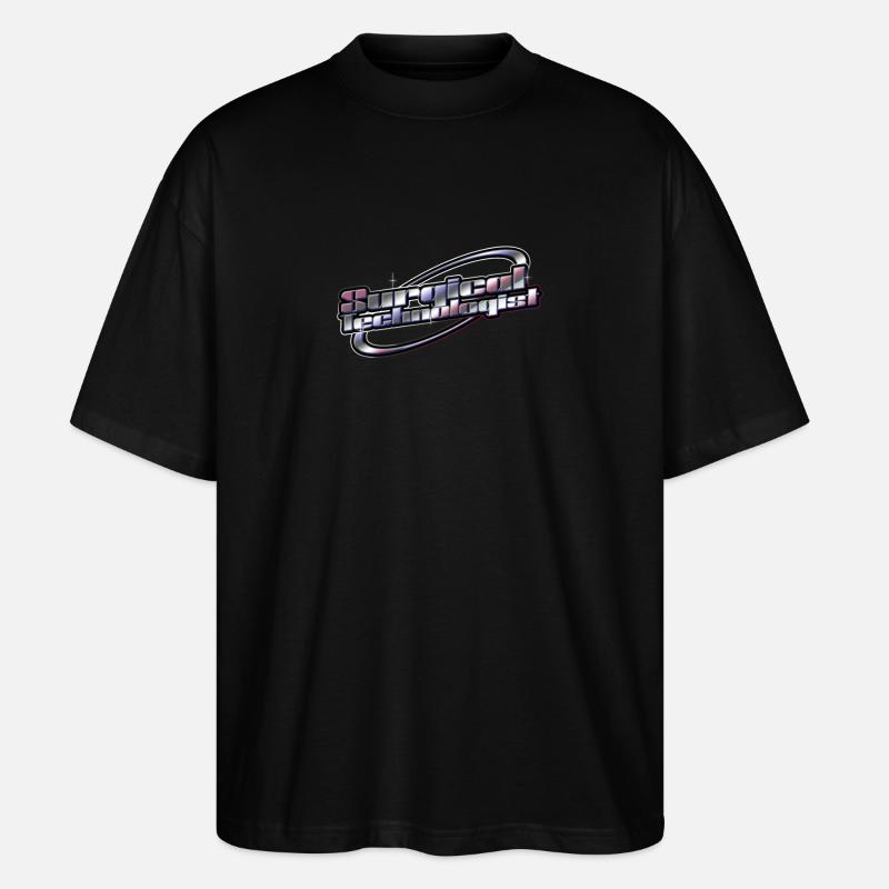 Chirurgisch-technischer Assistent Chirurg - Stanley/Stella Oversized Unisex Bio T-Shirt Blaster 2.0 - Schwarz
