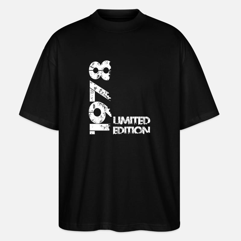 Édition limitée 1978 - T-shirt bio Blaster 2.0 coupe oversize Stanley/Stella Unisexe - noir