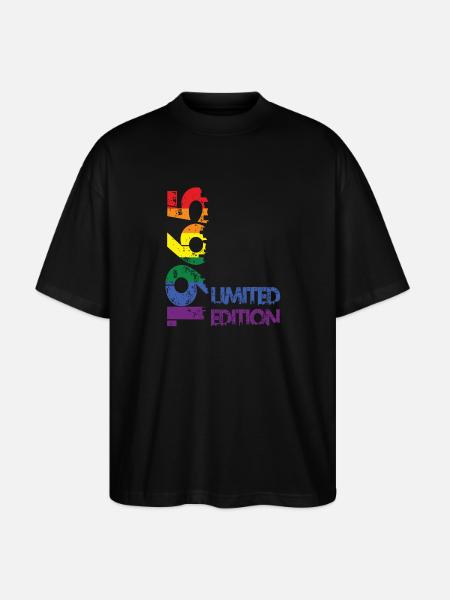 Édition limitée 1965 - T-shirt bio Blaster 2.0 coupe oversize Stanley/Stella Unisexe - noir