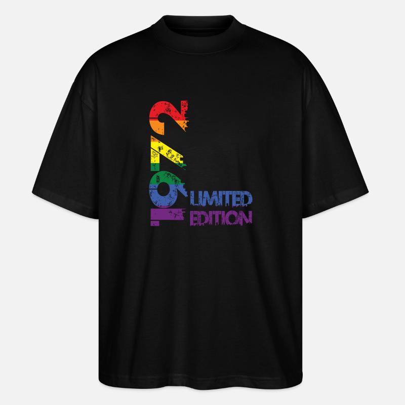 Édition limitée 1972 - T-shirt bio Blaster 2.0 coupe oversize Stanley/Stella Unisexe - noir