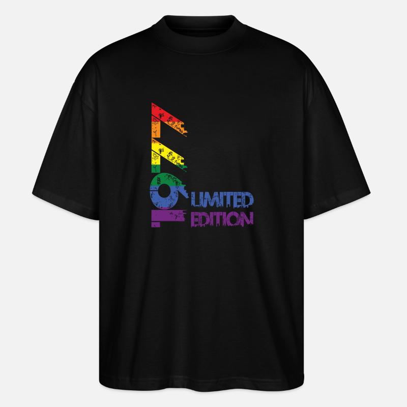 Édition limitée 1977 - T-shirt bio Blaster 2.0 coupe oversize Stanley/Stella Unisexe - noir