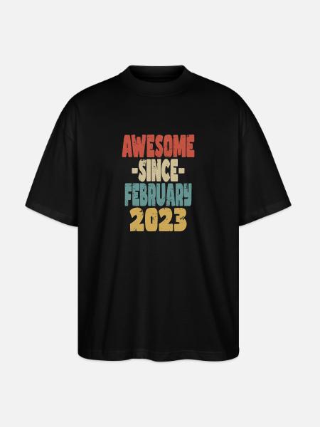 Awesome February 2023 - Stanley/Stella Oversized Unisex Organic T-shirt Blaster 2.0 - black