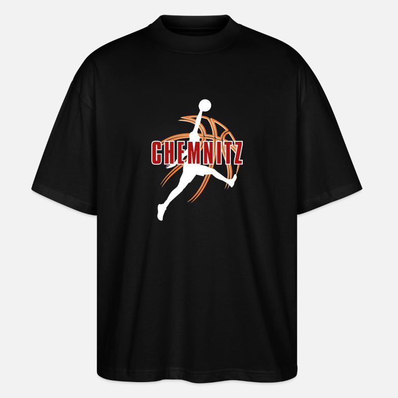 Chemnitz, ma ville ! - T-shirt bio Blaster 2.0 coupe oversize Stanley/Stella Unisexe - noir