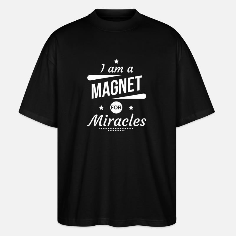 Citations inspirantes d’affirmations positives - T-shirt bio Blaster 2.0 coupe oversize Stanley/Stella Unisexe - noir