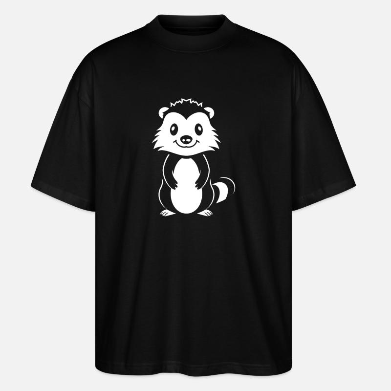 Stinktier - Stanley/Stella Oversized Unisex Bio T-Shirt Blaster 2.0 - Schwarz