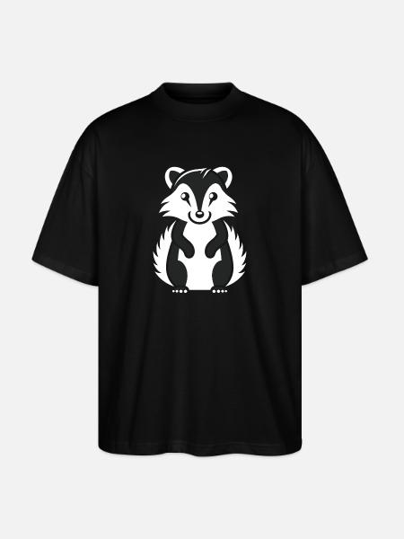 Humour Mouffette - T-shirt bio Blaster 2.0 coupe oversize Stanley/Stella Unisexe - noir