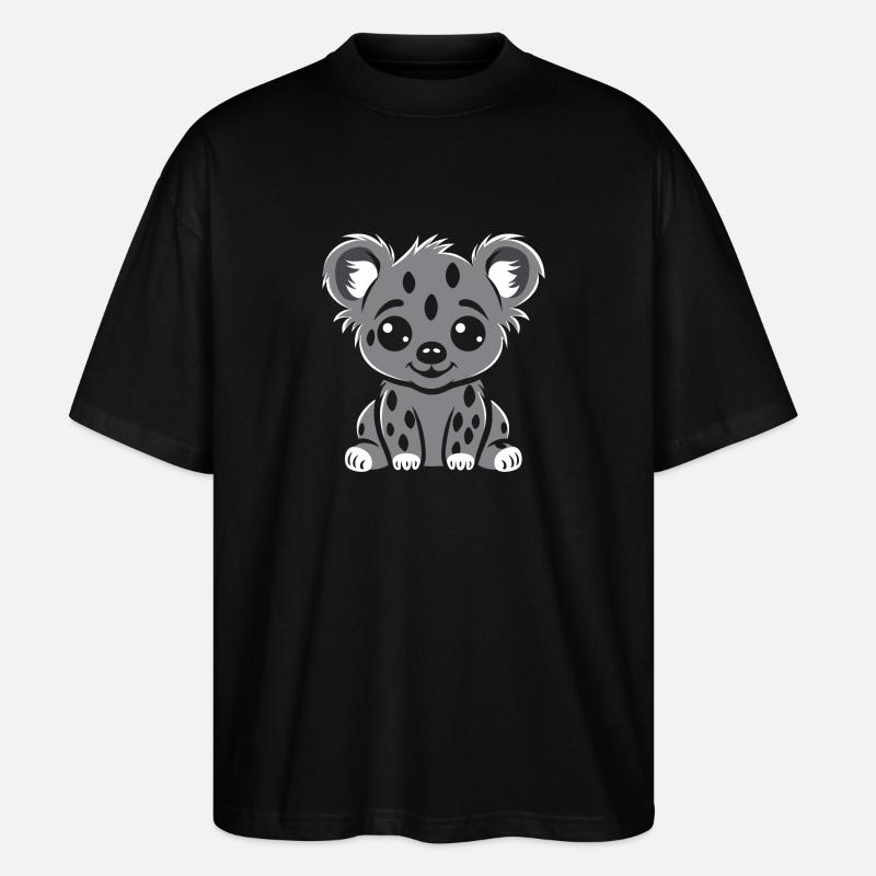 Hyäne - Stanley/Stella Oversized Unisex Bio T-Shirt Blaster 2.0 - Schwarz