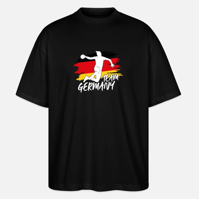 Germany Handball Masterclass - Stanley/Stella Oversized Unisex Organic T-shirt Blaster 2.0 - black