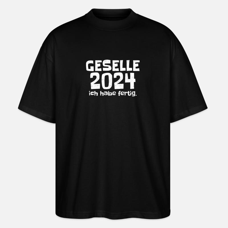 Compagnon finisher 2024 - T-shirt bio Blaster 2.0 coupe oversize Stanley/Stella Unisexe - noir